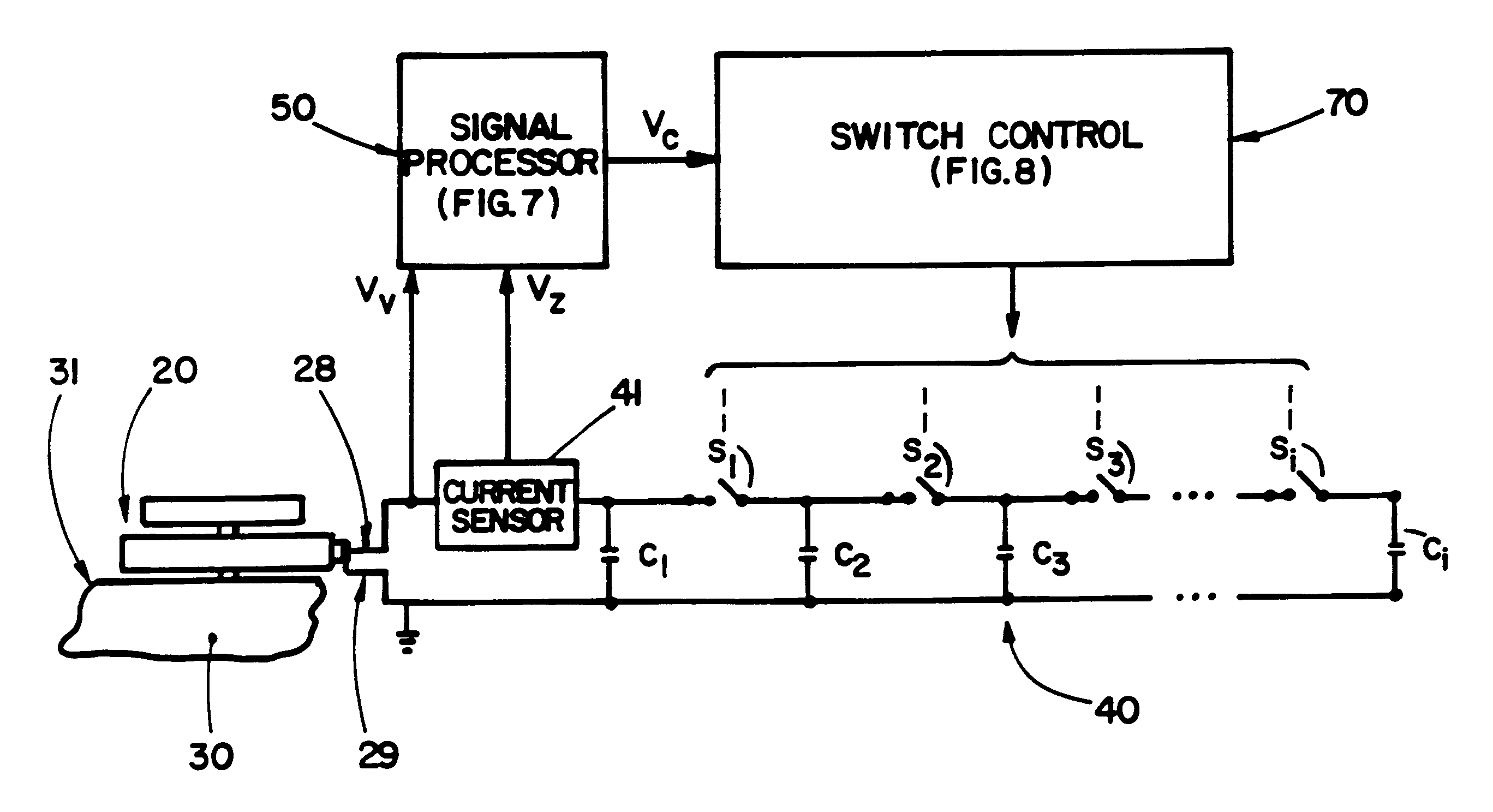 Piezoceramic vibration control device and tuning control thereof