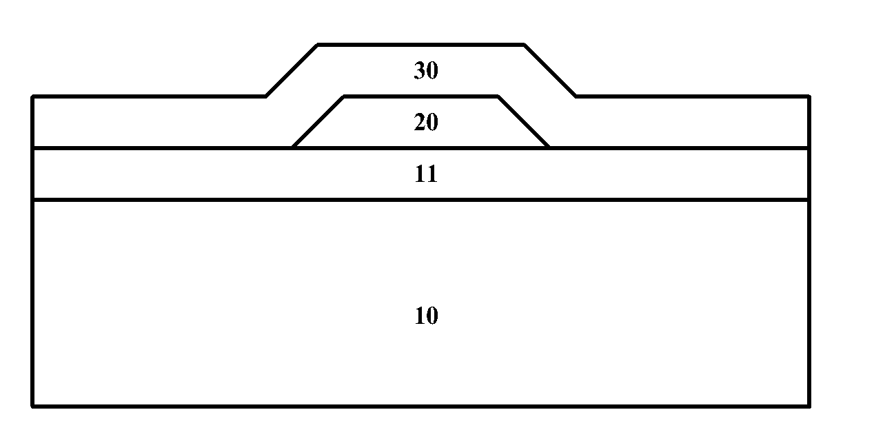 Illumination stability amorphous metallic oxide thin film transistor (TFT) device and display device