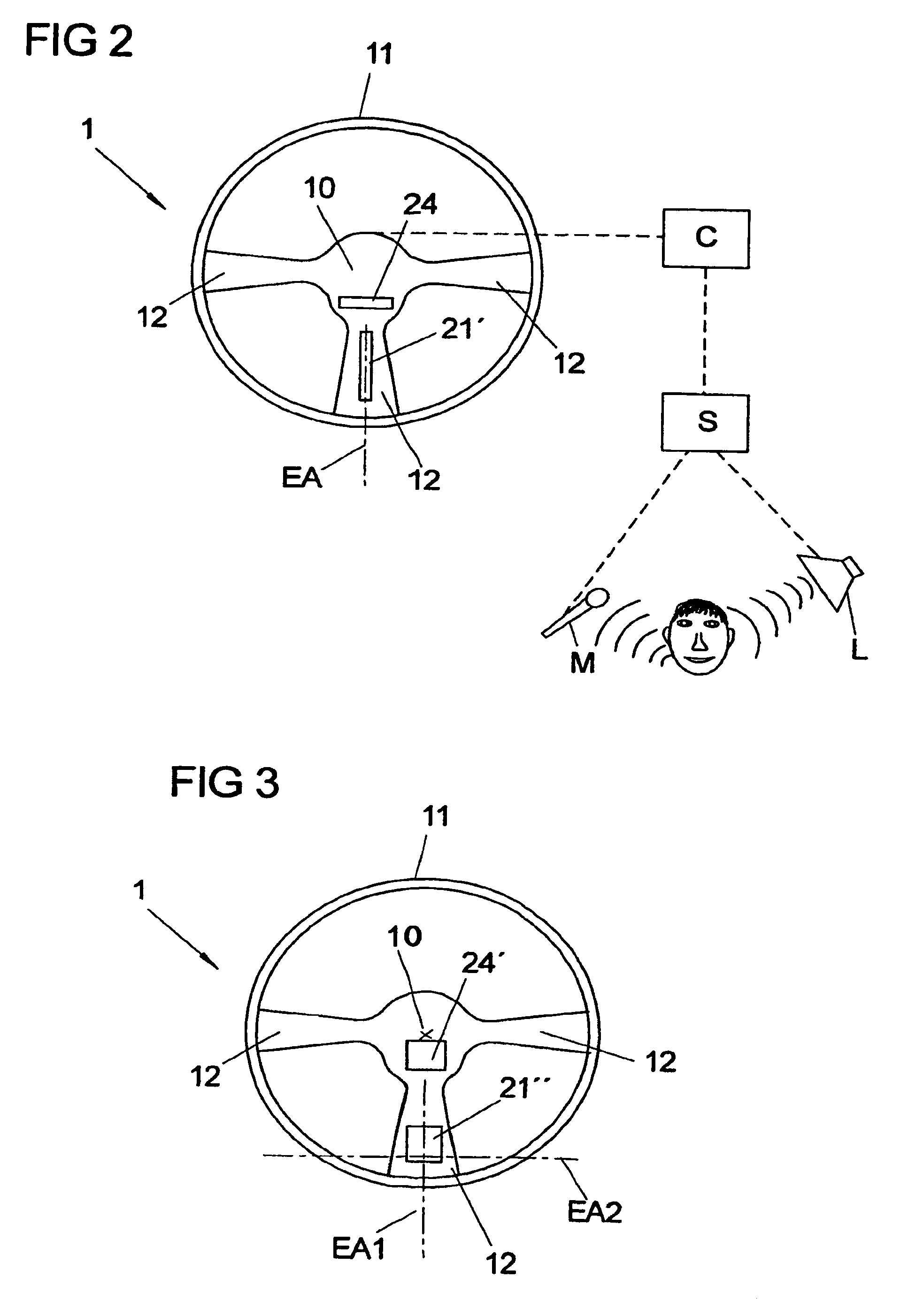 Steering wheel for a motor vehicle