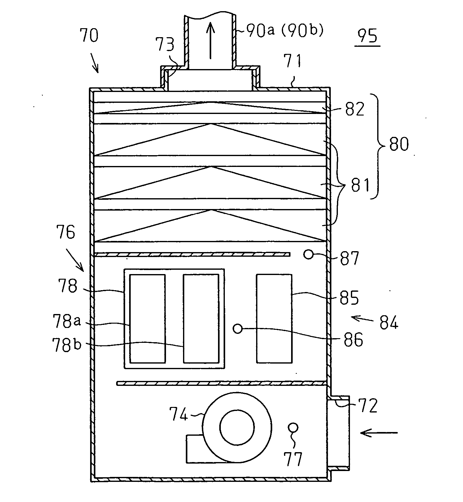 Filter apparatus, exposure apparatus, and device-producing method