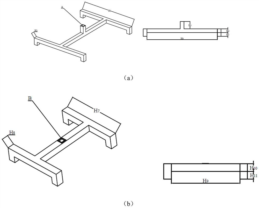 A fuel cell bipolar plate with imitation lung multilayer structure and its realization method