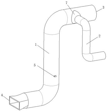 Primary air flow field adjusting structure based on flow equalizing technology