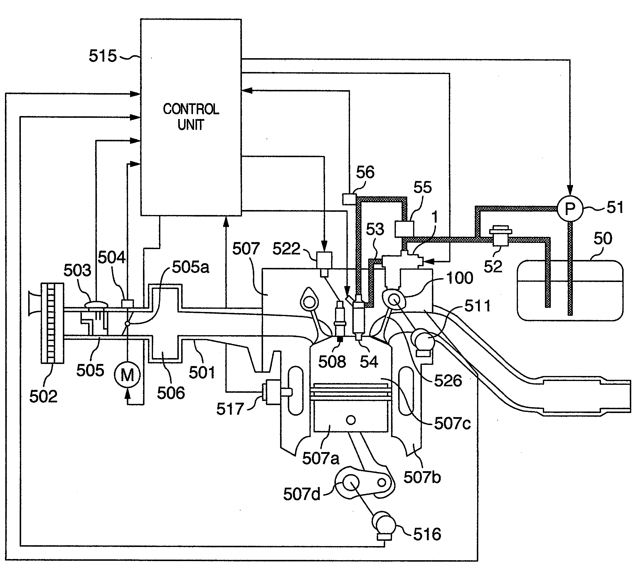 High pressure fuel pump control apparatus for internal combustion engine