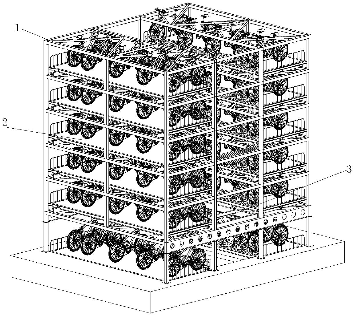 Two-wheeled vehicle stereo garage