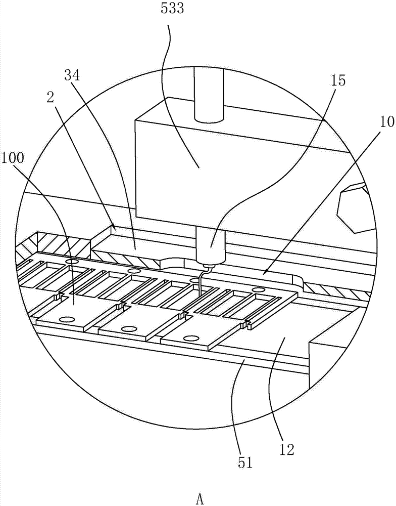 Lead frame automatic chip loading machine