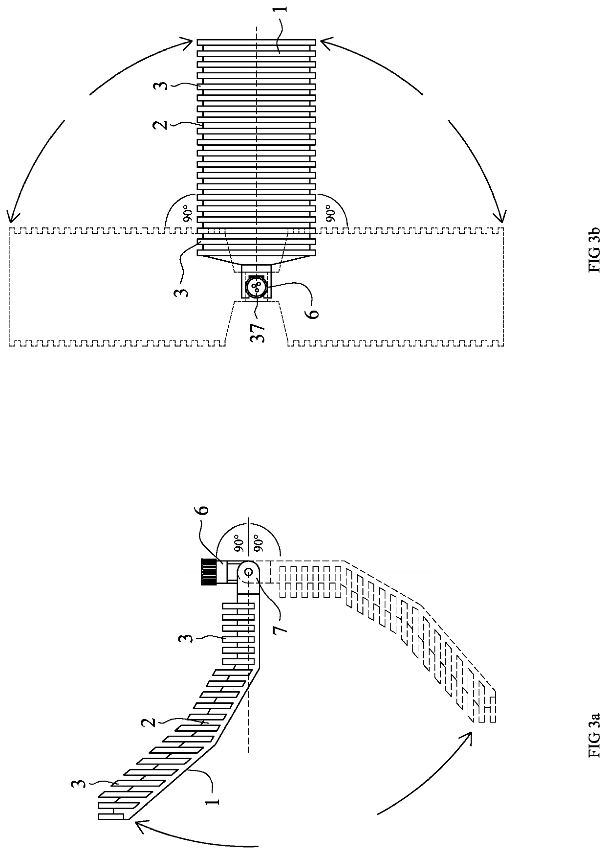 Uniformly lit planar field of illumination