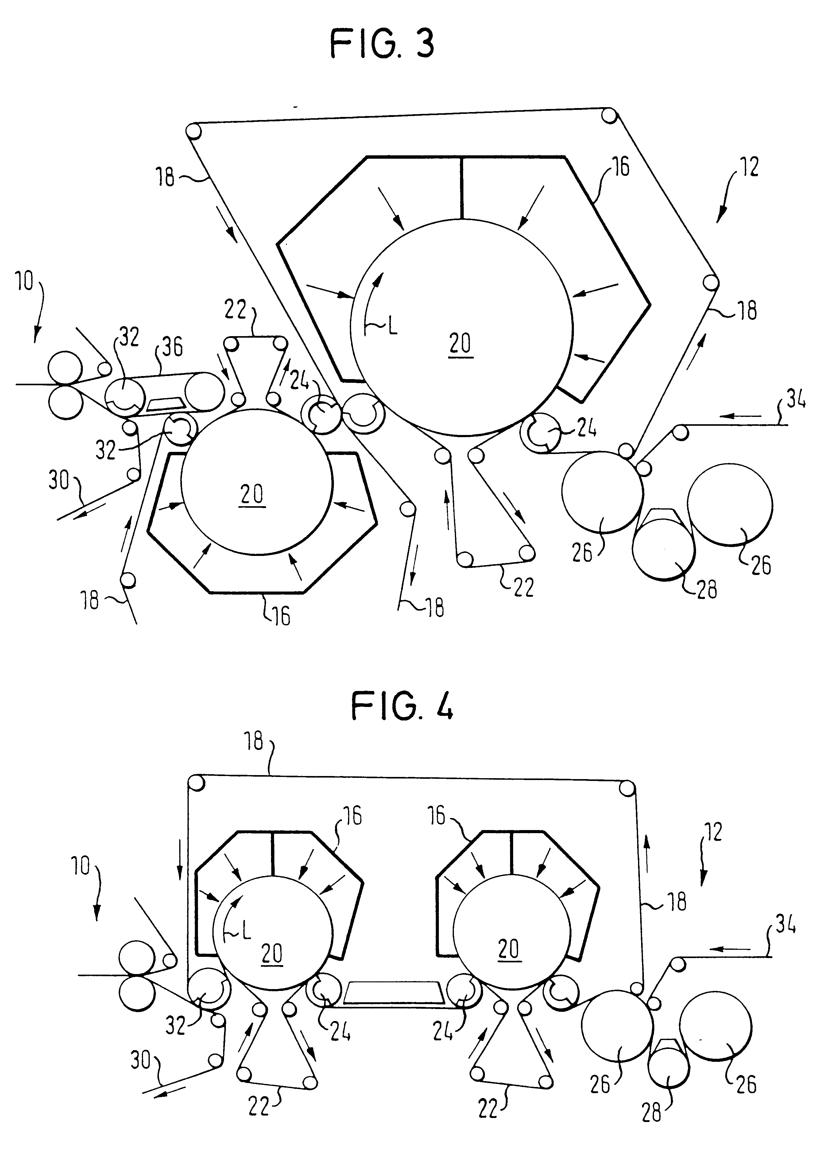 Drying end of a machine for the production of a material web and method of drying a material web