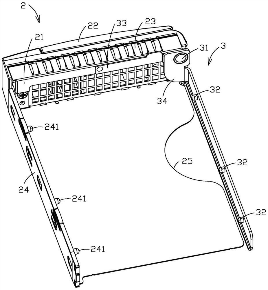 Tool-free assembled hard disk device