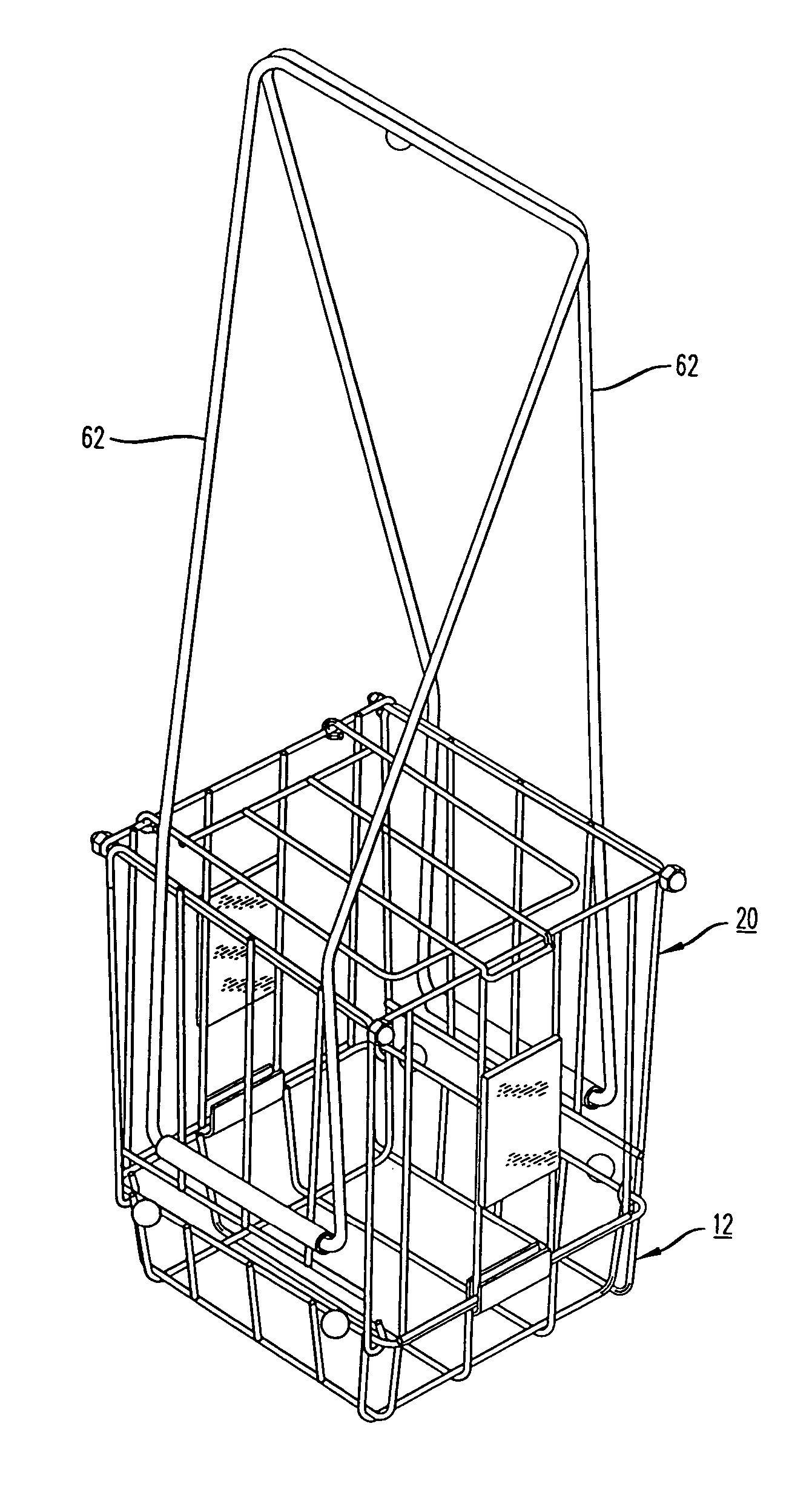 Collapsible basket assembly