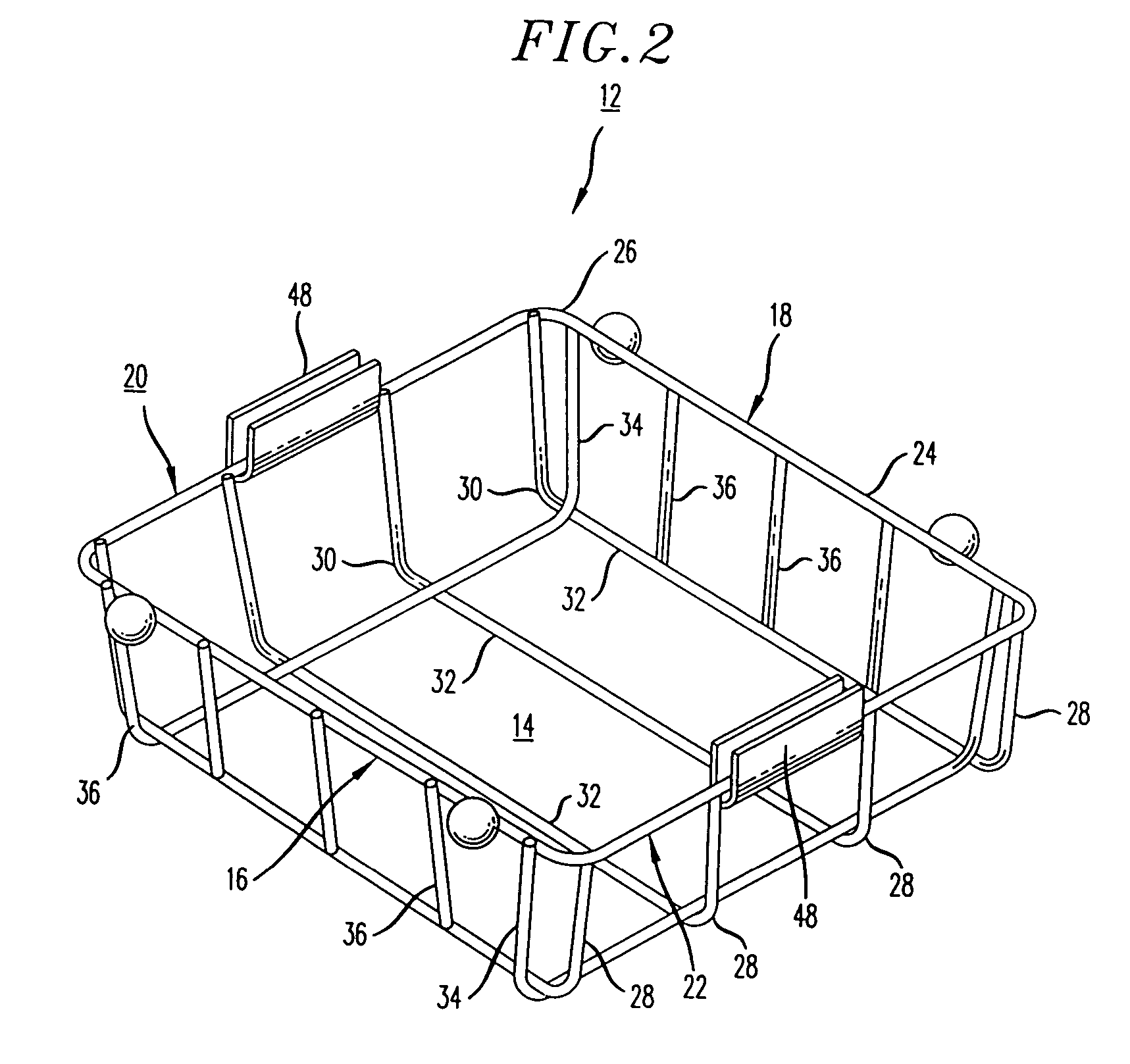 Collapsible basket assembly