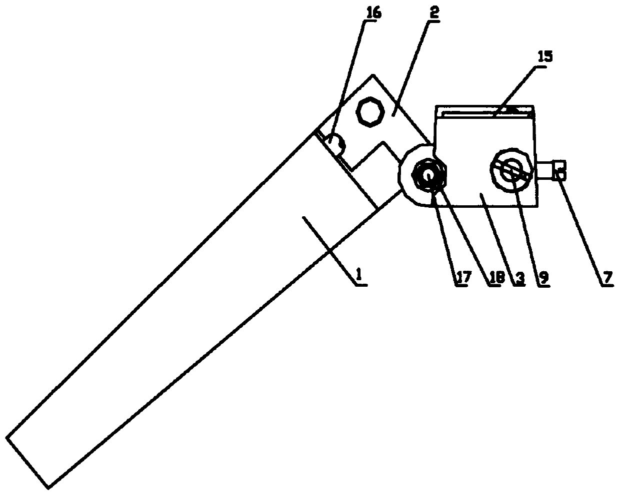 Locking mechanism and folding airfoil with locking mechanism