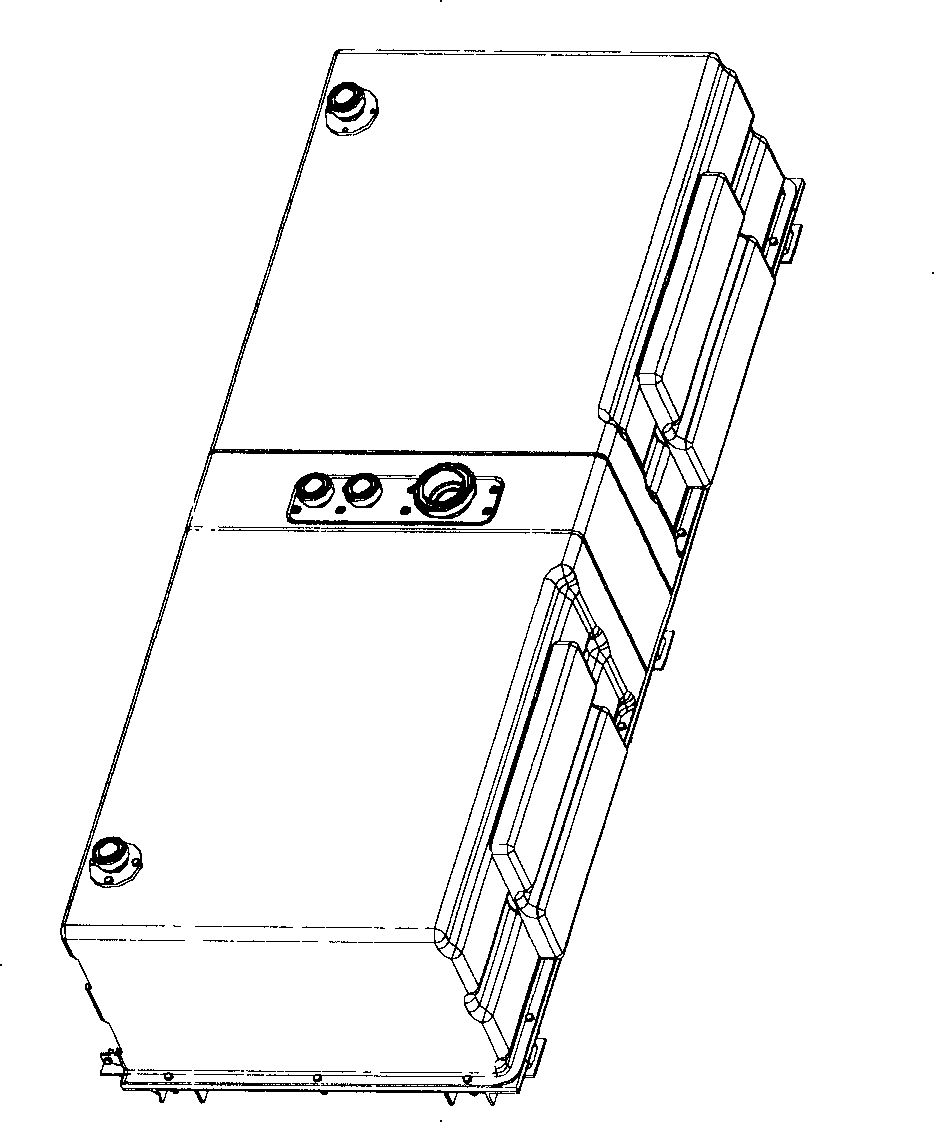 Modular design method for proton exchange film fuel battery