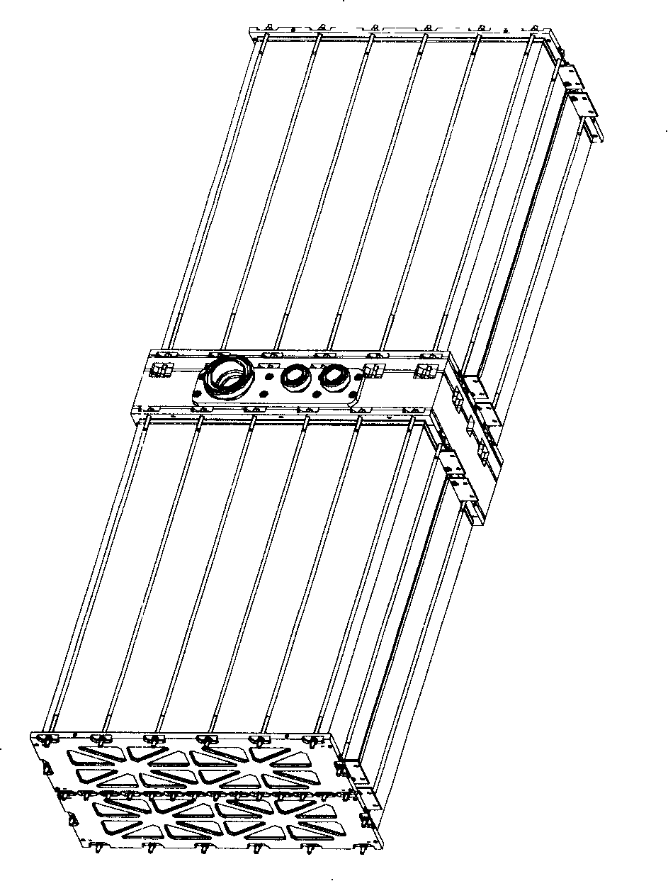 Modular design method for proton exchange film fuel battery