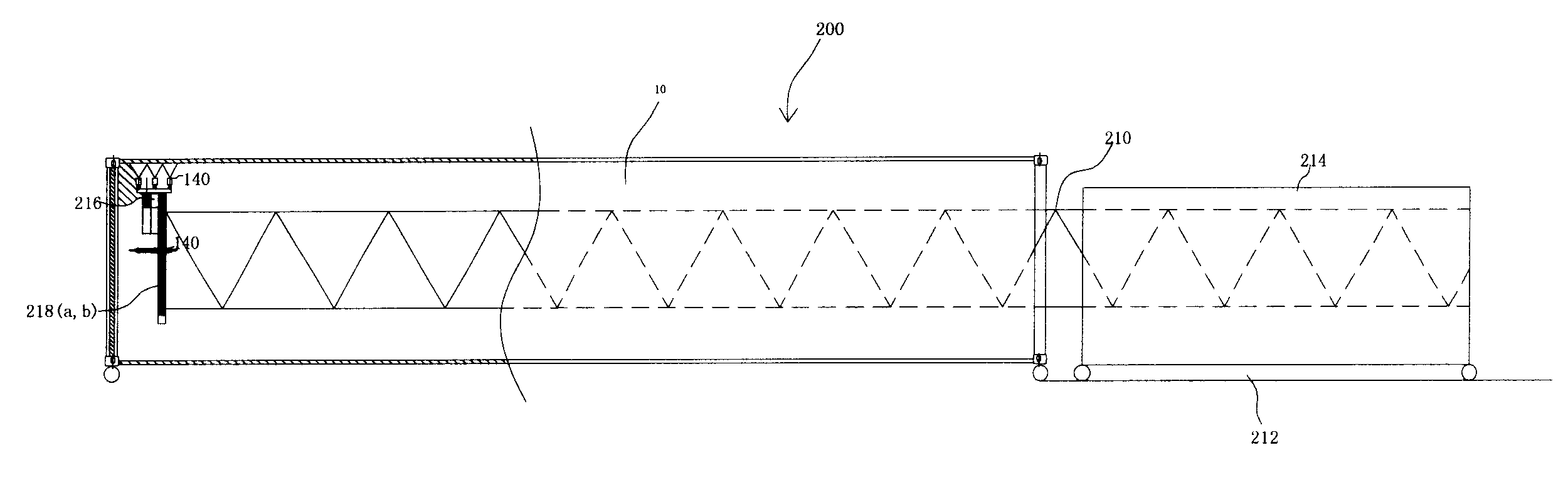 Spray device, system and method of using it on spray container pallet part