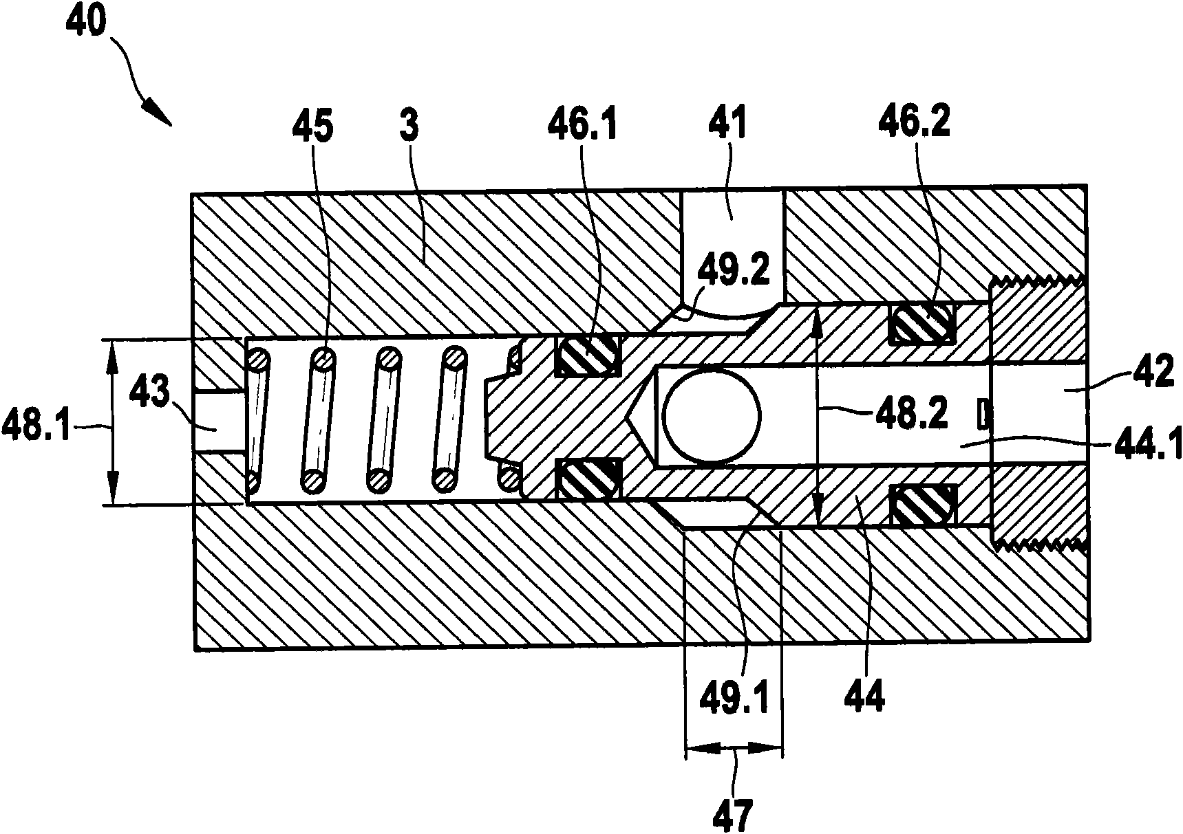 Control valve for a vehicle brake system and vehicle brake system comprising such a control valve