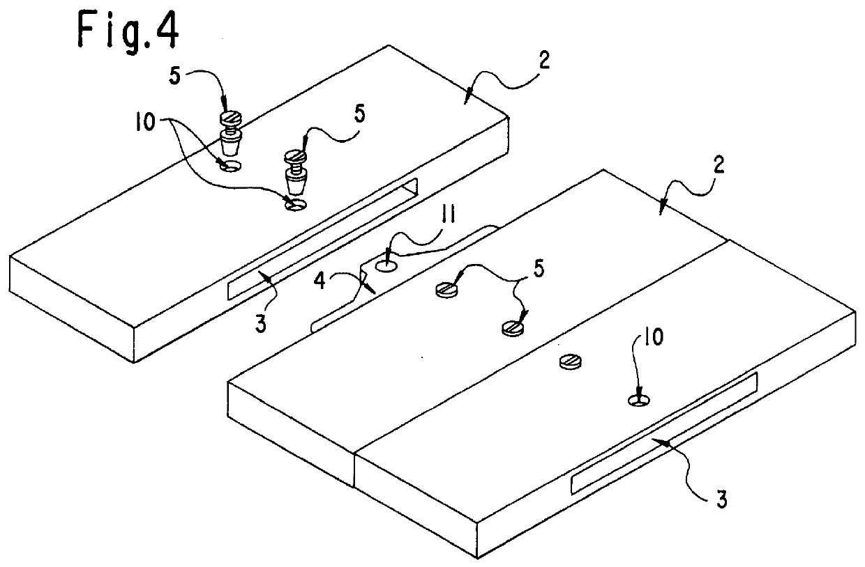 Top board for tables, shelves or the like and a connector for board sections forming the top board or the like