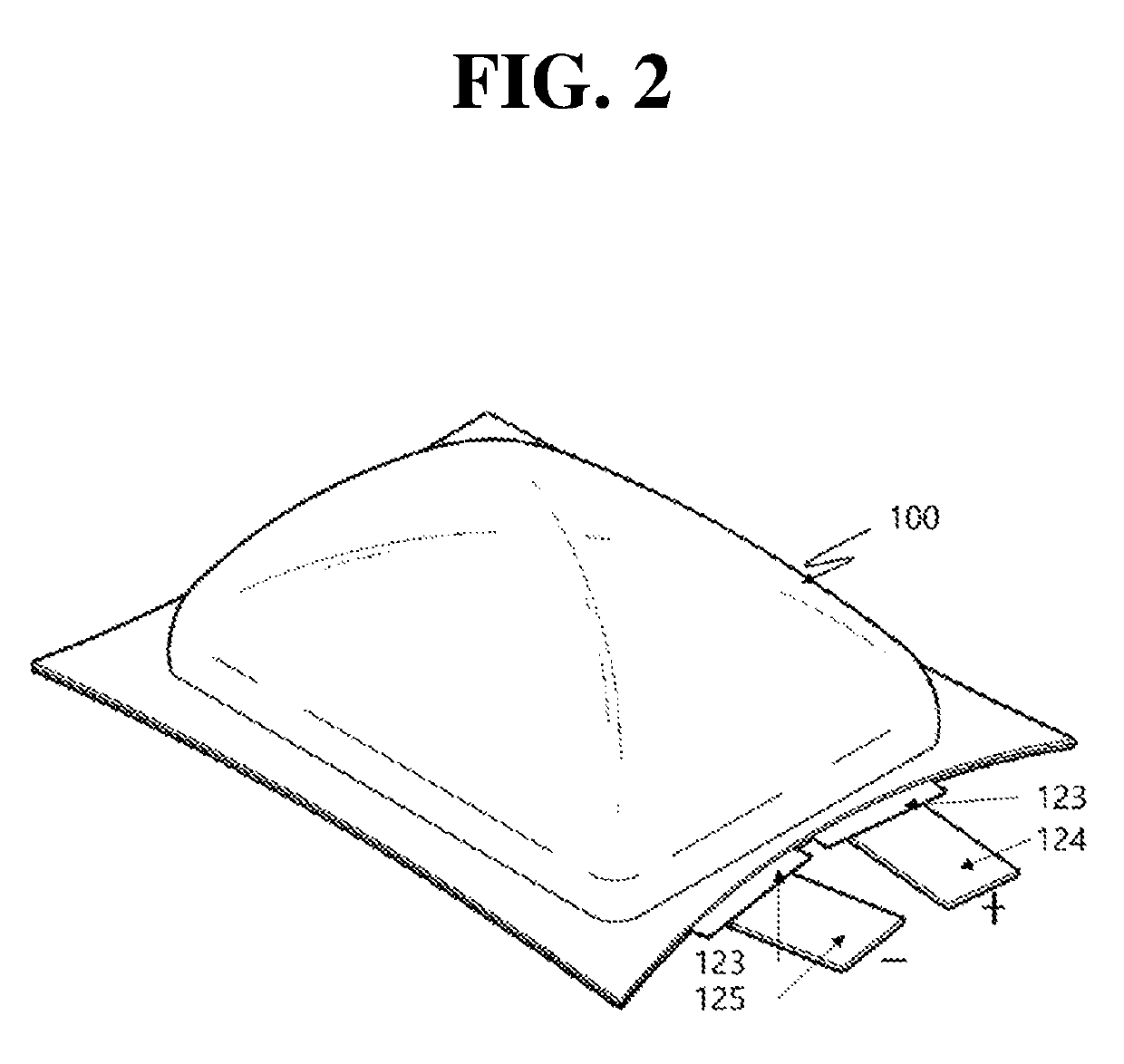 Pouch-shaped secondary battery including electrode lead having notch formed therein