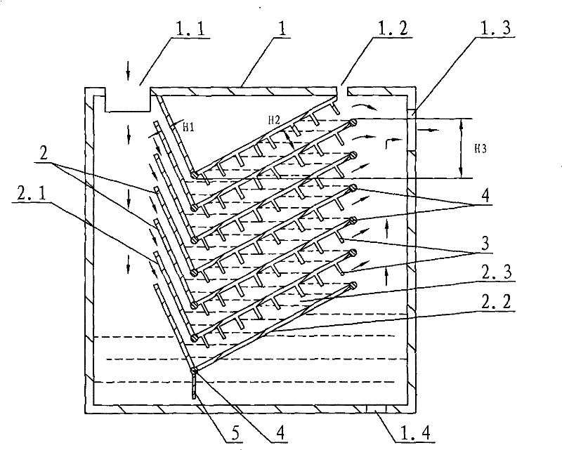 Lap equipressure gas absorption filtering equipment