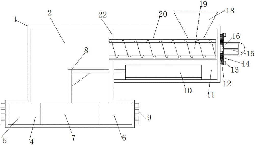 Plastic extruding machine