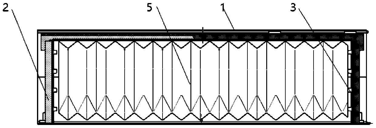 Novel fuel bunker with axial limiting and compressing function