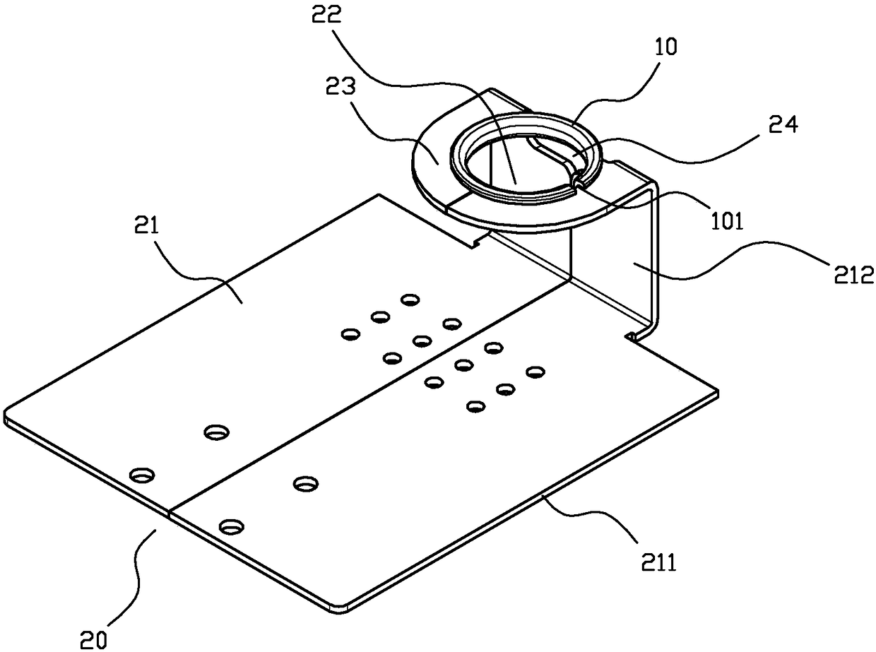 Wire passing protection device of coaxial rotating joint of inner wire walking industrial robot