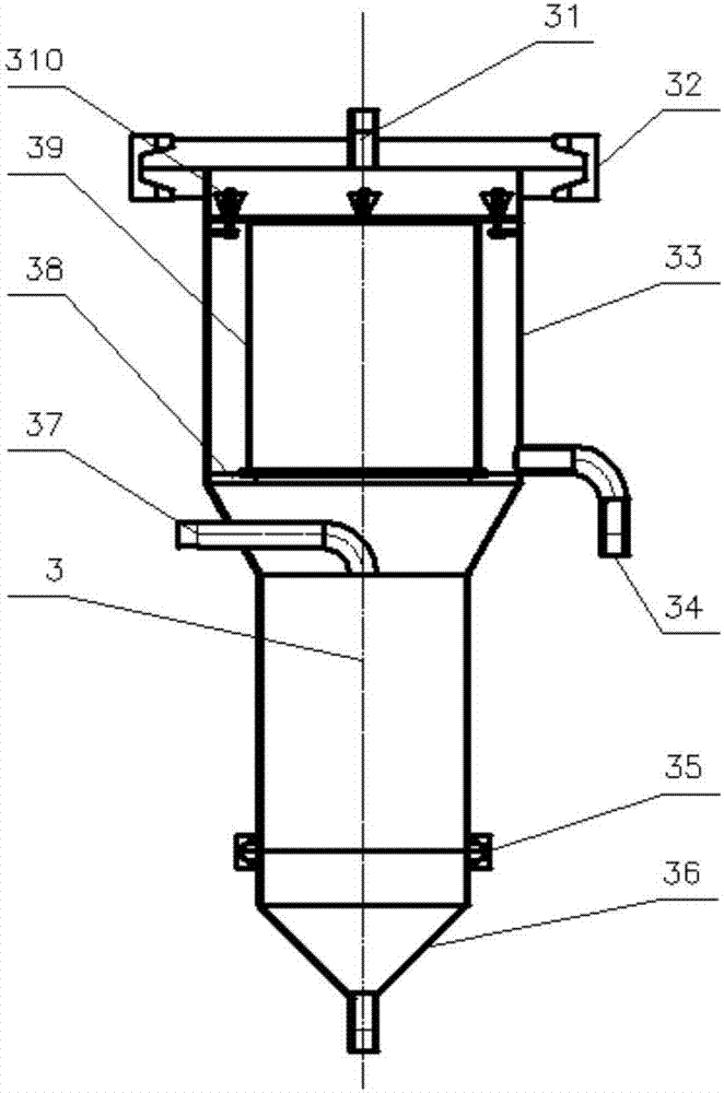 Multifunctional on-line monitoring pretreatment device for tailing slurry