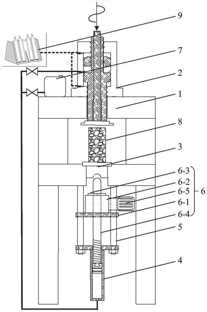 Single-power-source high-low-pressure self-adaptive high-precision dynamic and static loading test system