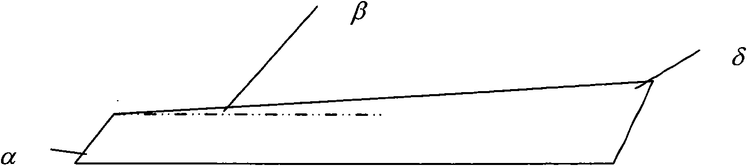 Inclined slab laser amplifier