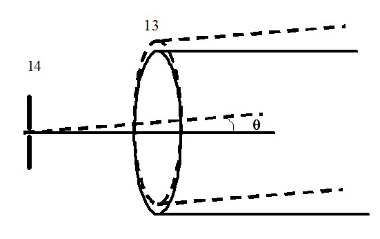 Device for preparing holographic scan high-density grating based on focus of cylindrical mirror