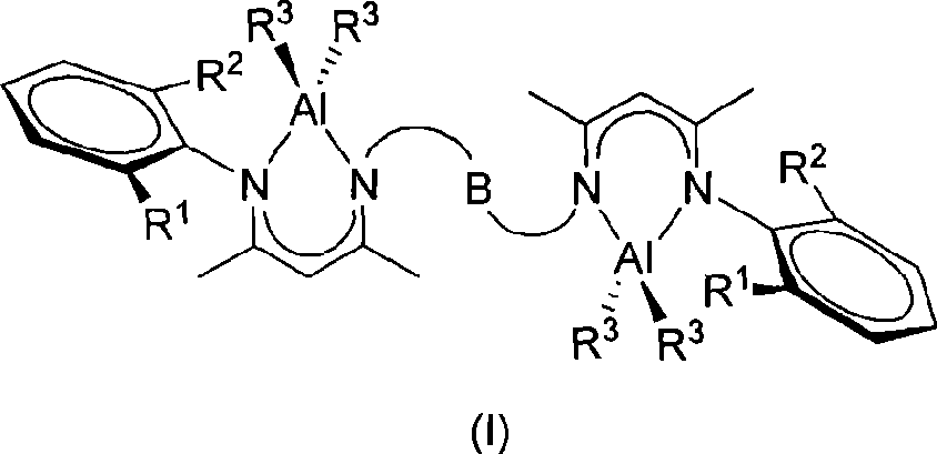 Novel bridged beta-diimido binuclear aluminum compound and preparation method and use thereof