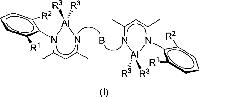 Novel bridged beta-diimido binuclear aluminum compound and preparation method and use thereof