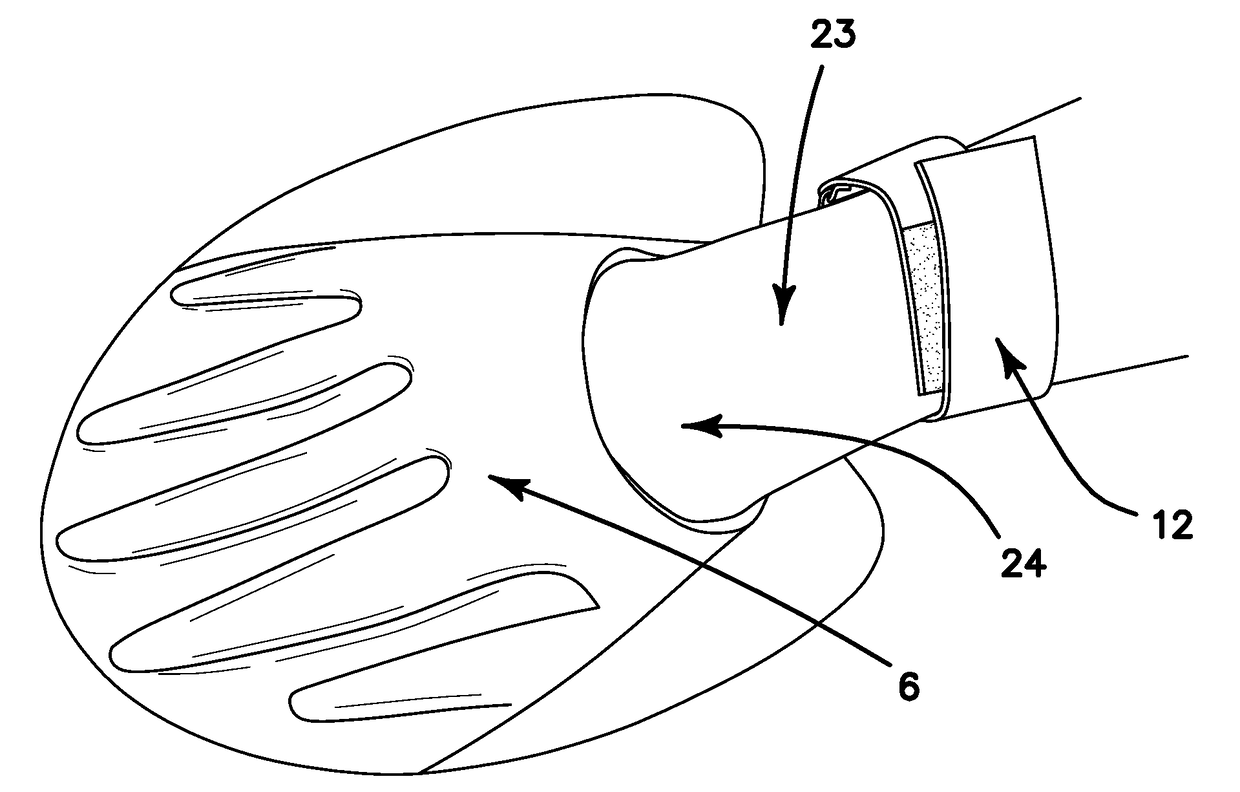 Apparatus and method for an improved hand fin