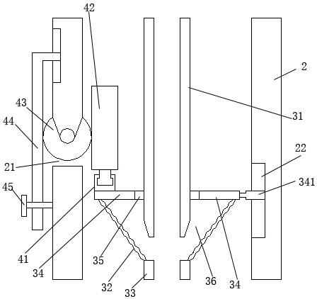 A radial and axial double floating blood collection device