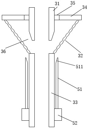 A radial and axial double floating blood collection device