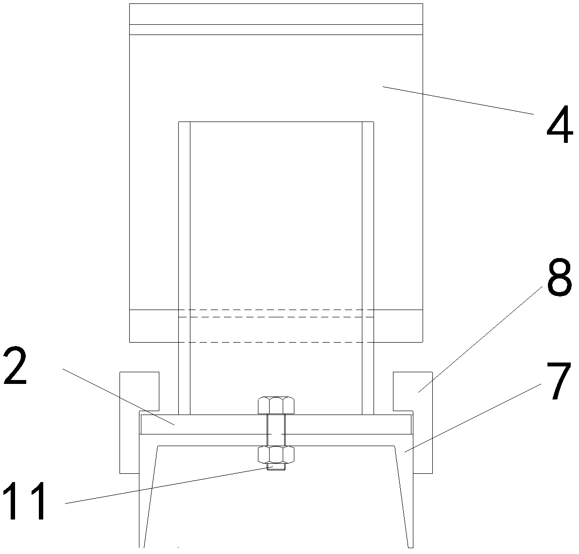 Adjustable anti-sliding drilling support