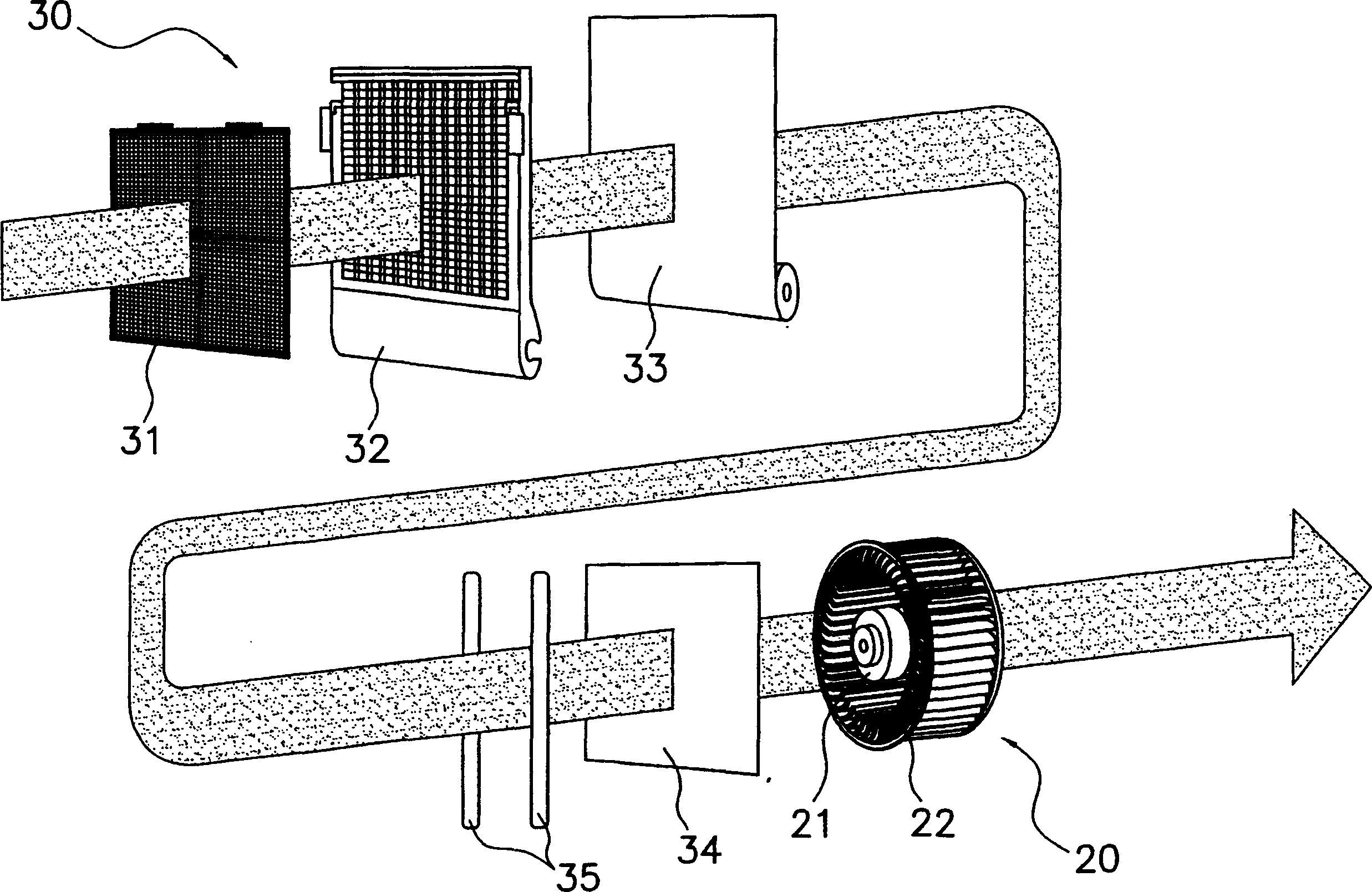 Air cleaning member, air cleaning unit