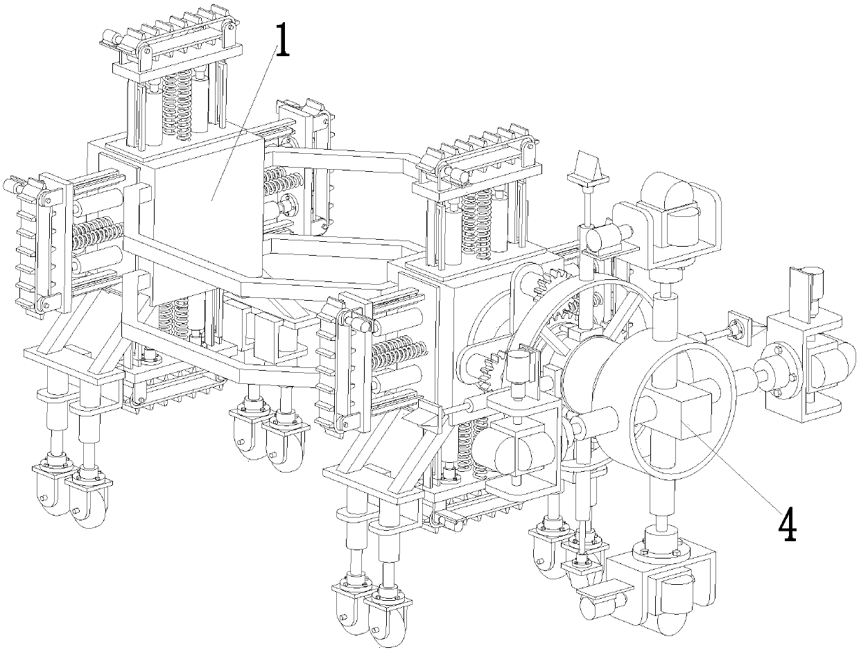 An automatic derusting and grinding machine for the inner wall of an oil pipeline