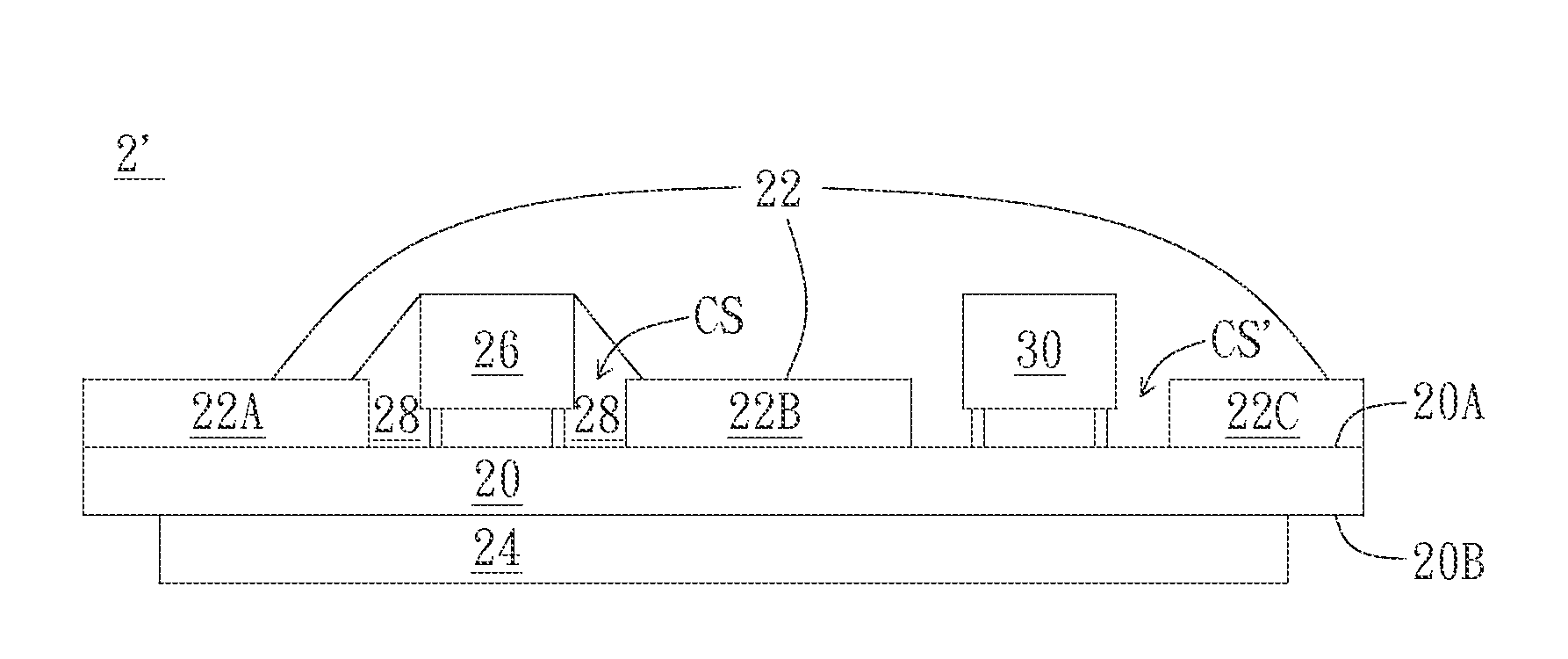 Double-sided chip on film packaging structure and manufacturing method thereof