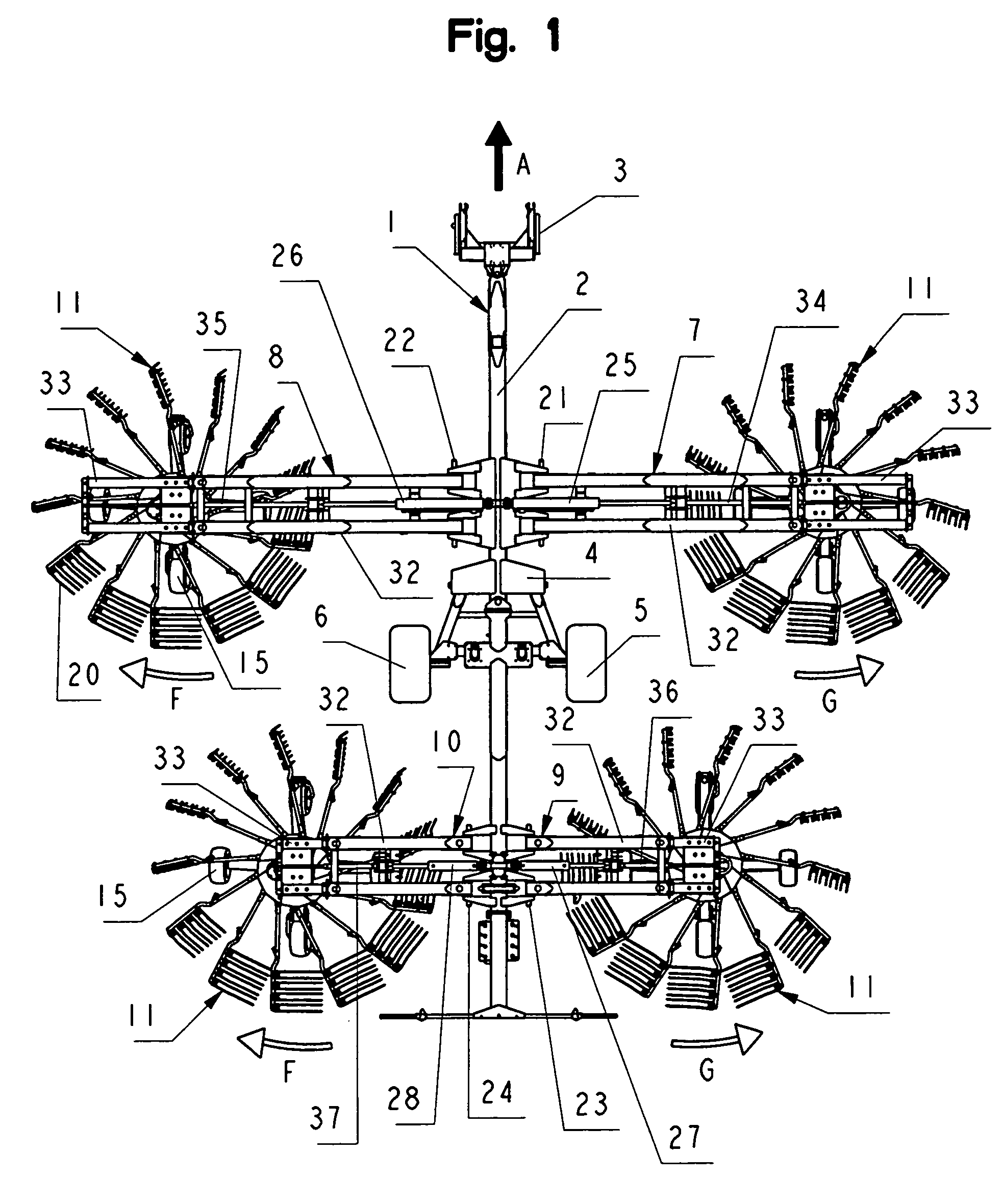 Haying machine