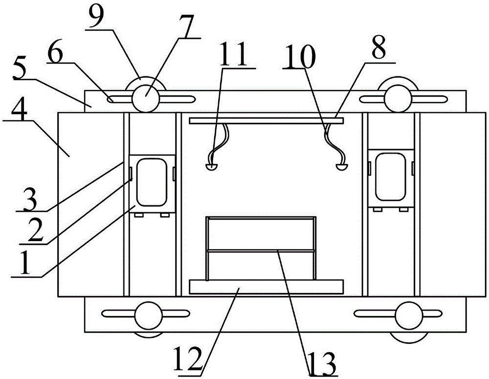 Sucking disc type preassembled hanging meter plate for electric energy meter checking device