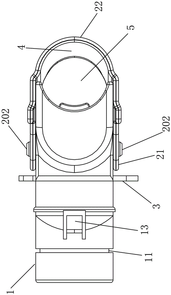 Soft pipeline installing device