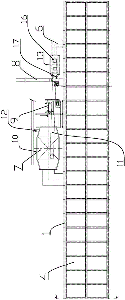 Heated air circulation drying kiln for non-dismantling heat insulation formworks