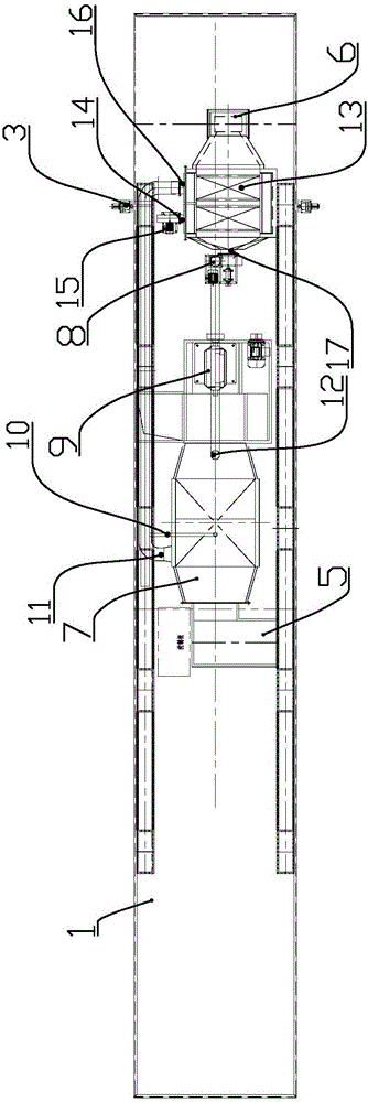 Heated air circulation drying kiln for non-dismantling heat insulation formworks