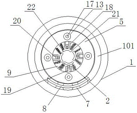 Improved drill bit fastening device for drilling machine