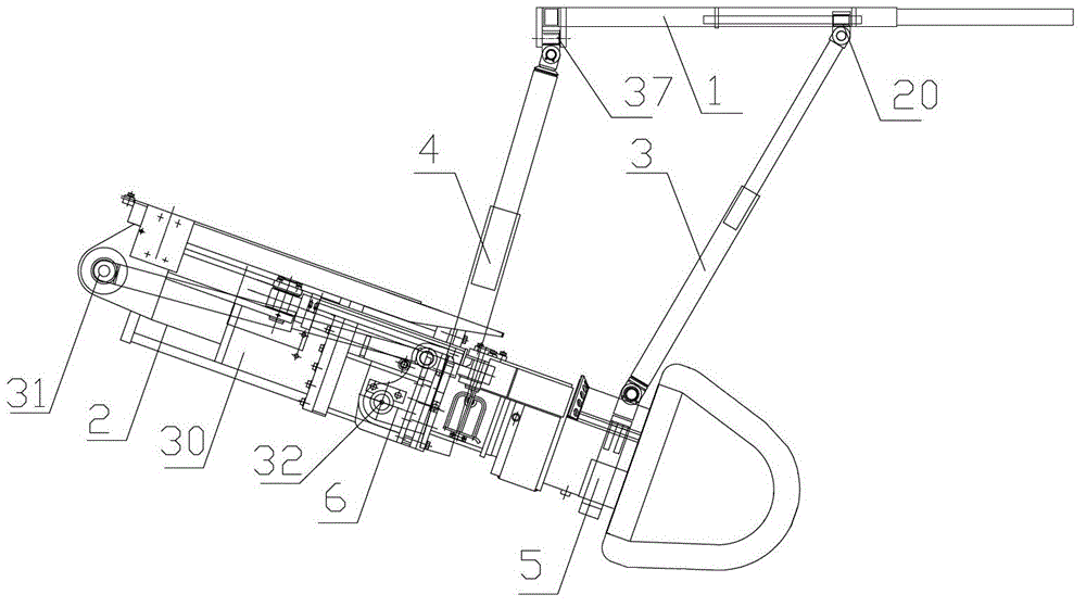 Onboard temporary support machine