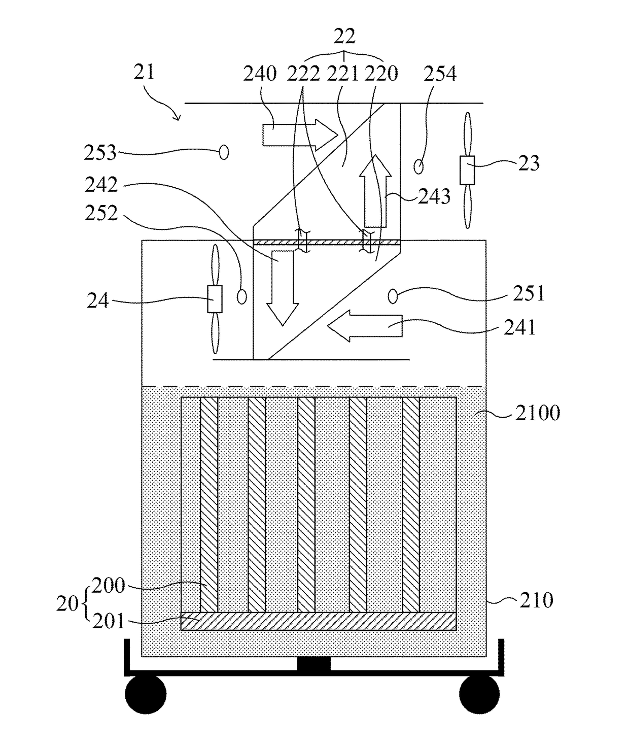 Heat dissipating system