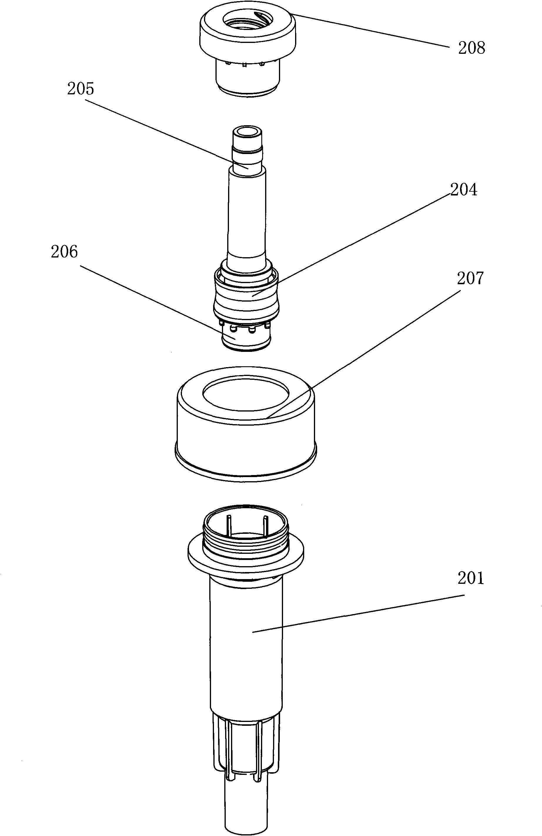 Automatic assembling machine for lotion pump