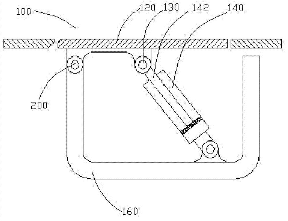 Wind resistance braking devices and motor car body using same