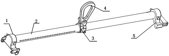 A missile spreader capable of quick adjustment and automatic locking