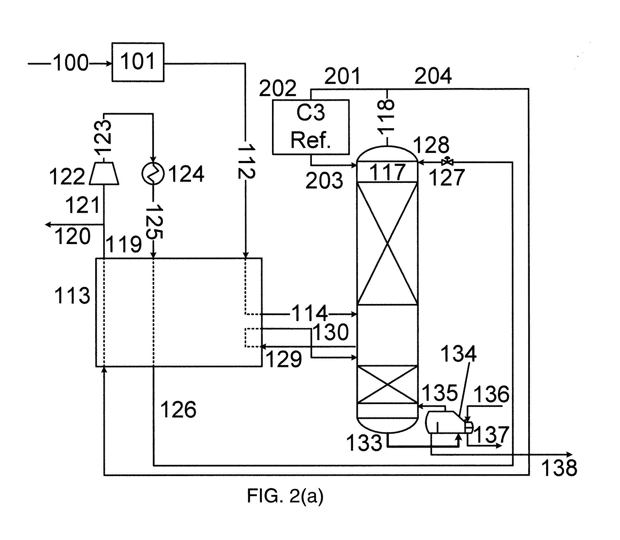 Process For Recovering Hydrocarbons From Crude Carbon Dioxide Fluid